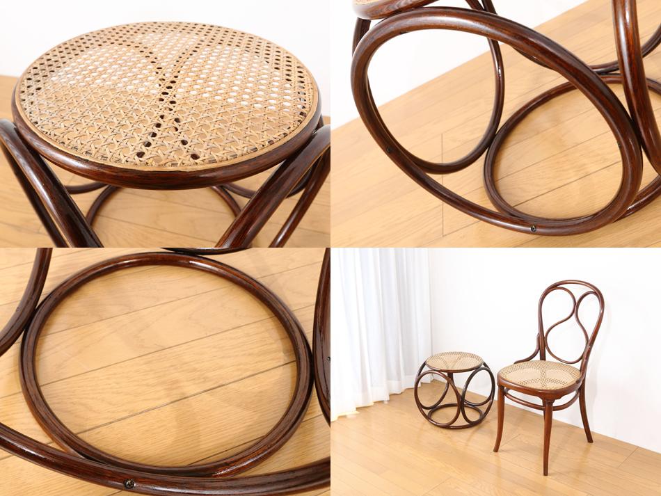 ベントウッド ラウンドフットスツール／オットマン | 2枚目