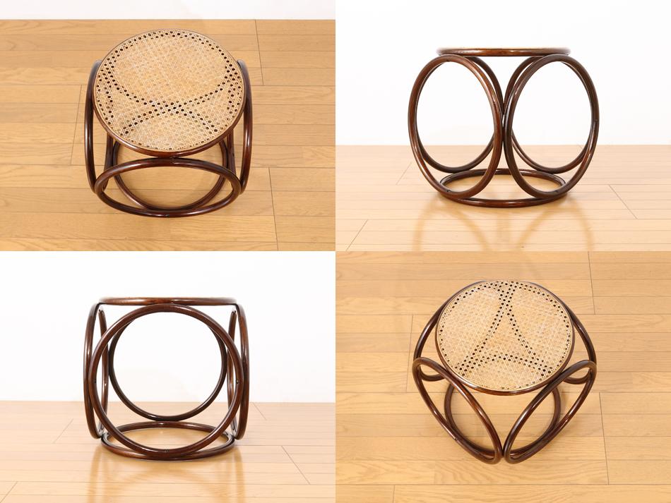 ベントウッド ラウンドフットスツール／オットマン | 3枚目