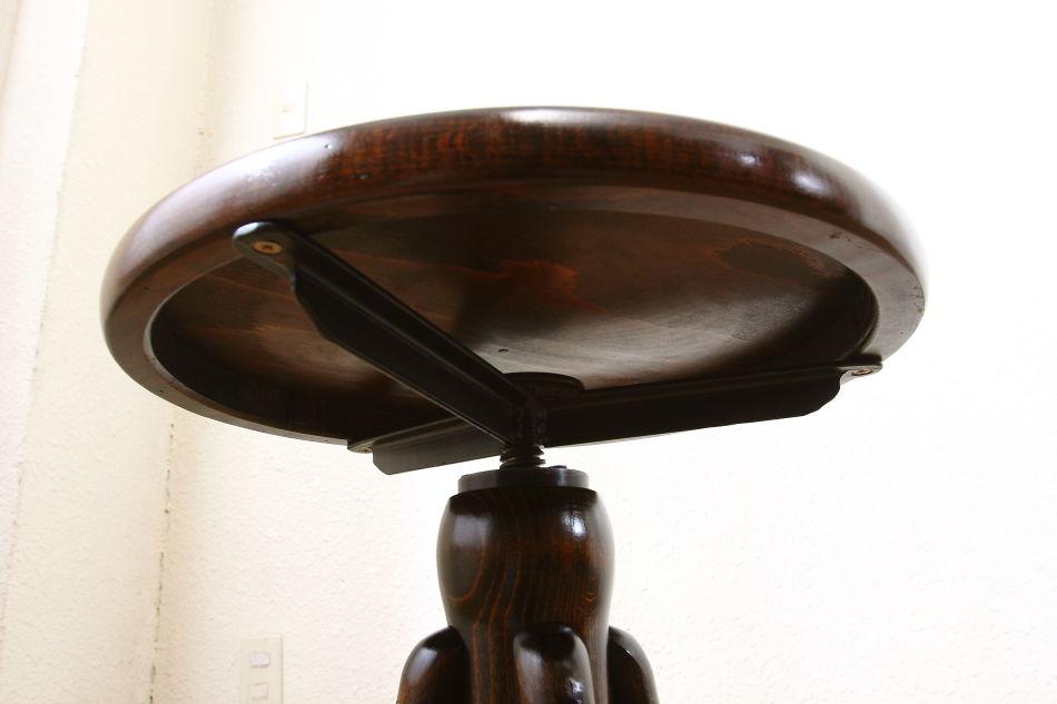 トンTON ベントウッドレボルビングスツール No505 ピアノPIANO / アンティーク | 10枚目