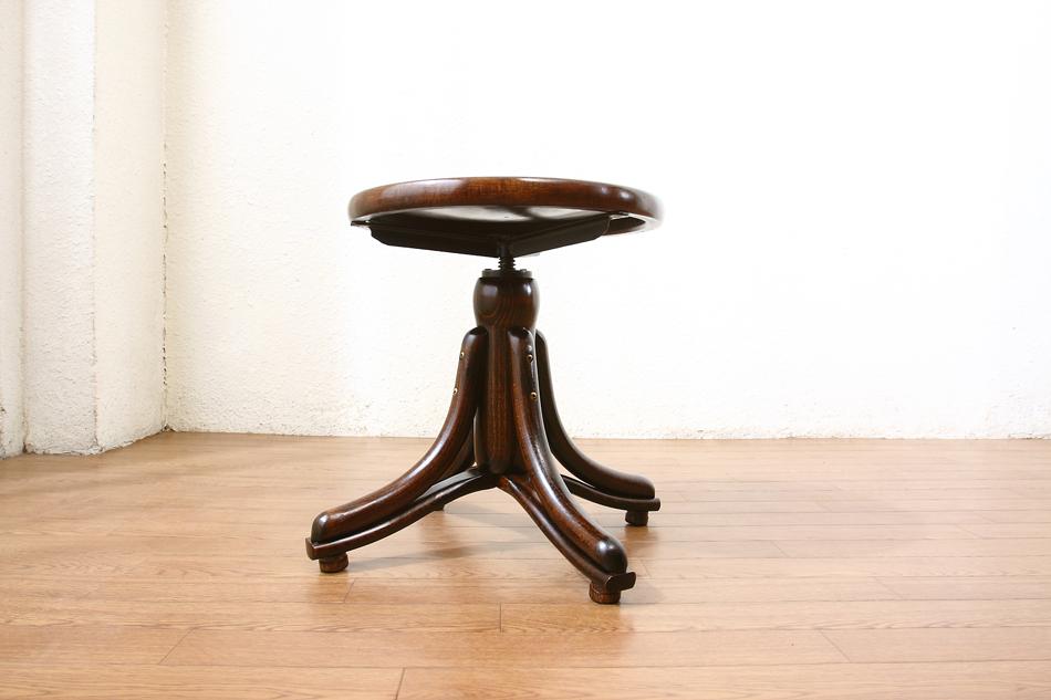 トンTON ベントウッドレボルビングスツール No505 ピアノPIANO / アンティーク | 4枚目