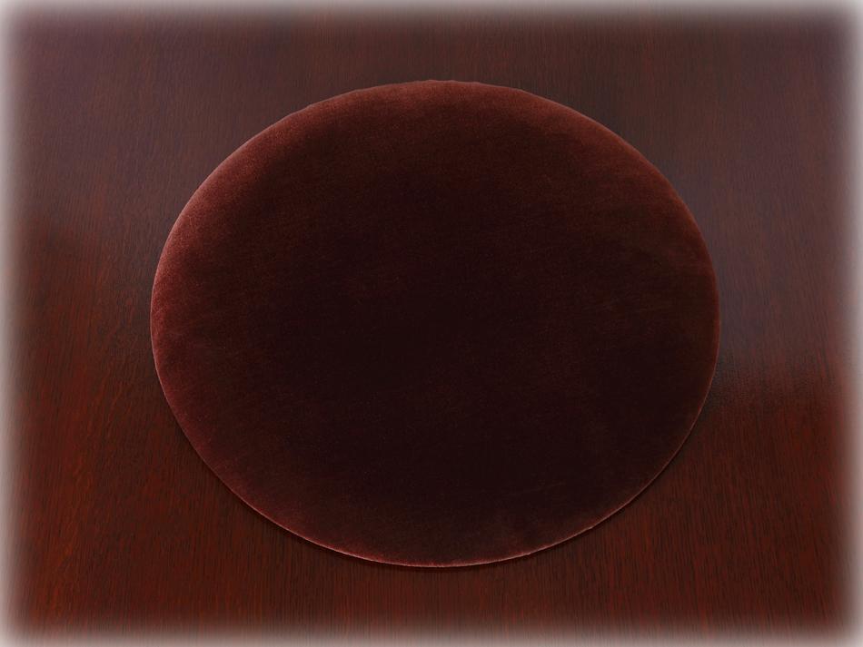 Denim original トンTON ベントウッドチェア専用シートクッション44cmΦ/チェアパッド/レッドブラウン1枚目の画像