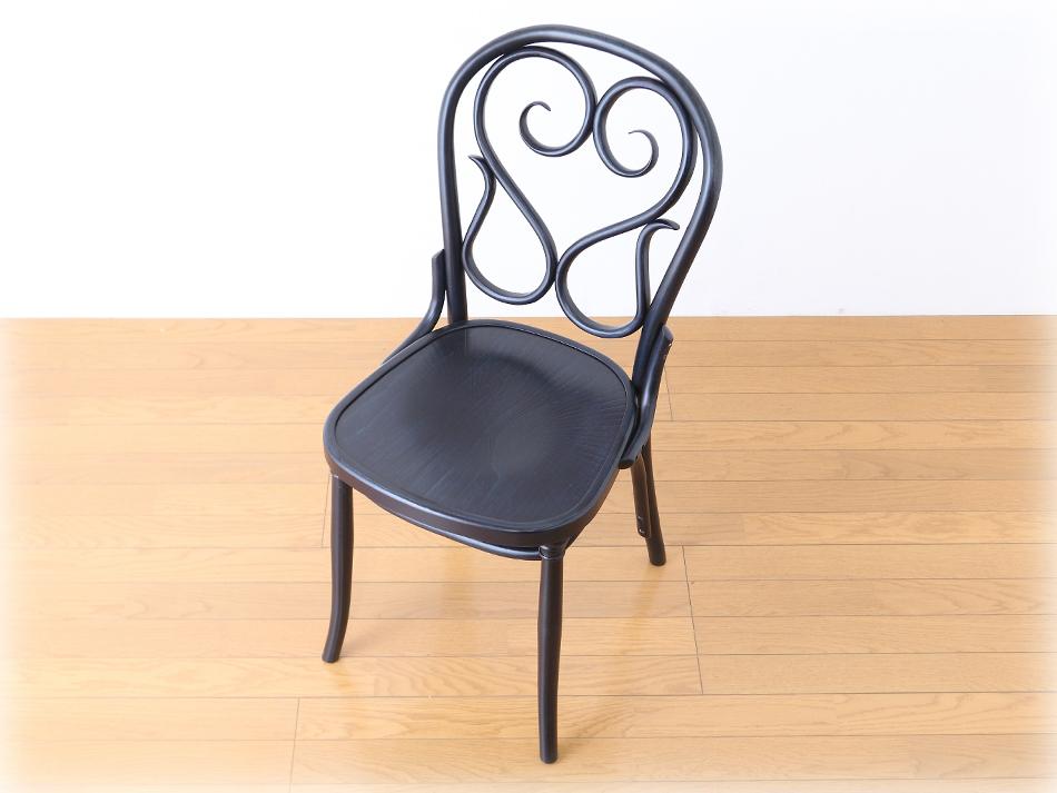 ページドPaged ベントウッドチェア No.4 Cafe DAUM 1849/デニム・ブルー1枚目の画像