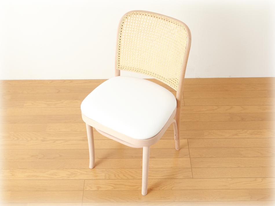 ページドPaged ベントウッドチェア No811 ヨゼフ・ホフマン/ピュアマテリアル/クッション1枚目の画像