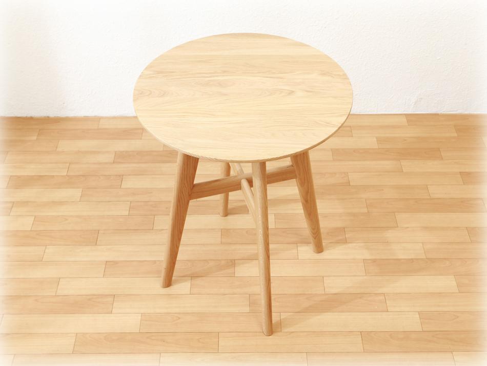 ページドPaged ラウンドオークテーブル SK-TAG H75 / ナチュラル1枚目の画像