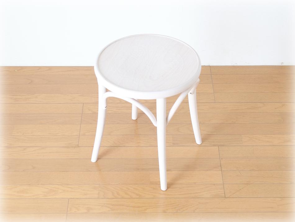 トンTON ベントウッドスツールNo60 アーチレッグArch leg/ホワイトオイル・フィニッシュ